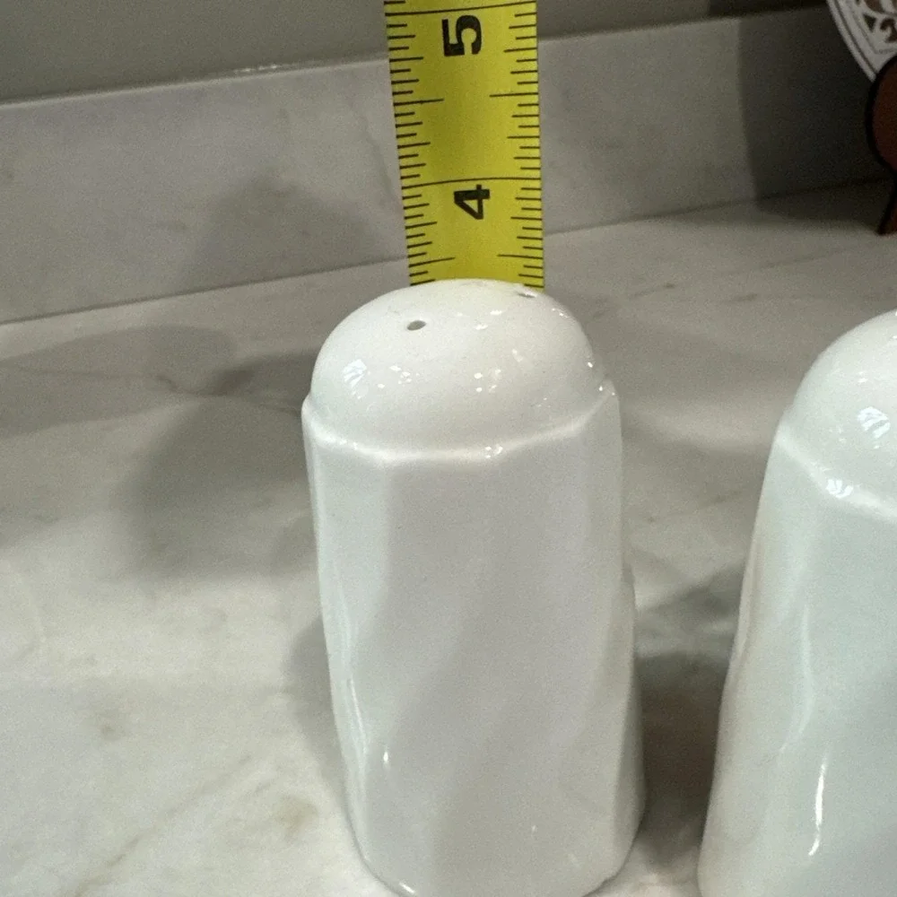 Johnson Brothers Regency White Ironstone Salt Pepper Shakers Made In England